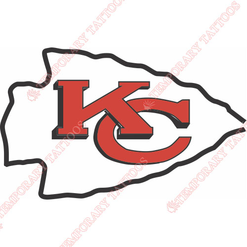 Kansas City Chiefs Customize Temporary Tattoos Stickers NO.569